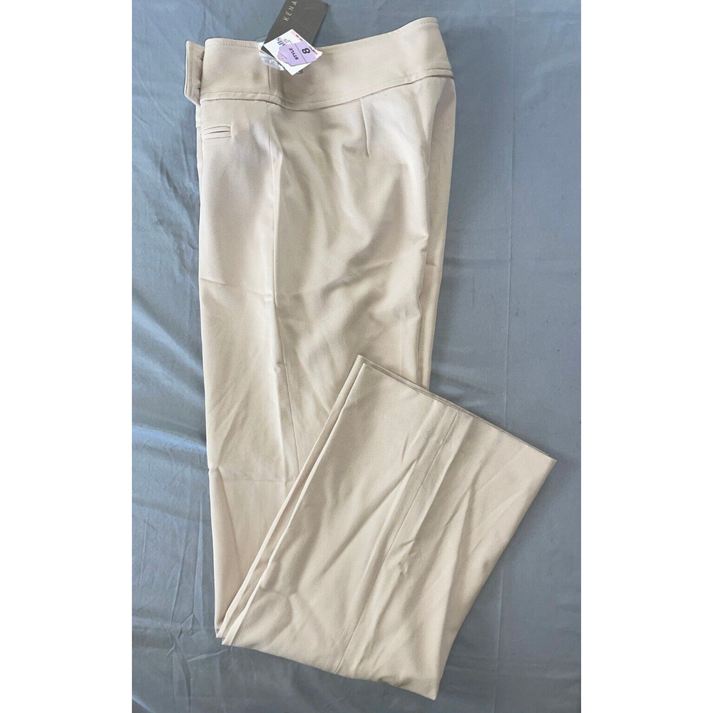 Kenar Lightweight Stretch Bootcut Microfiber Dress Pants, Trousers. 8, NWT $50!!